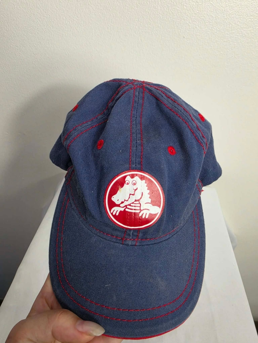CROCS Navy Blue Cap with Red Accents